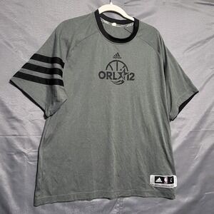 2012 NBA All Star Game Orlando Shirt Mens Large Gray NBA Basketball Adidas Tee